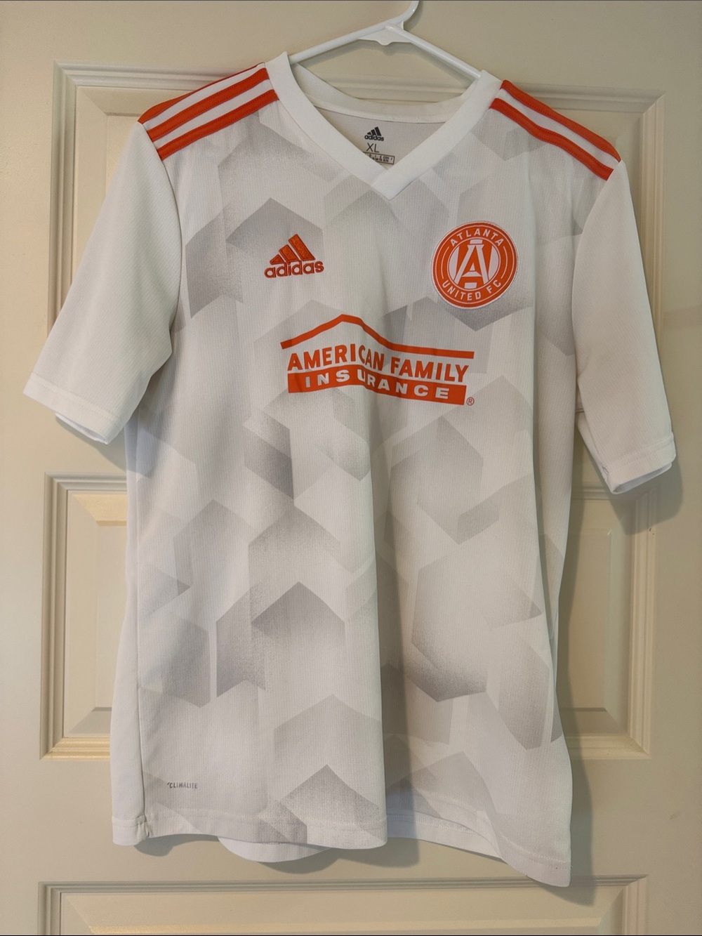 Adidas Atlanta United FC King Peach Soccer Jersey Secondary Kit Youth XL 2018-19